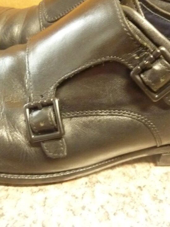 Cole Haan Grand OS Black Leather Double Monk Strap Shoes US Men’s (Size 11.5) main image 5